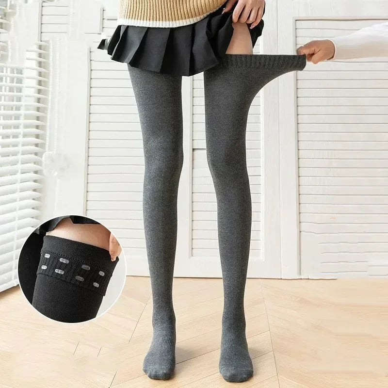 80cm Over-the-Knee High Socks – Silicone Anti-Slip Cotton High Tube Stockings, High Elasticity Loose Fit Women’s Extended Socks
