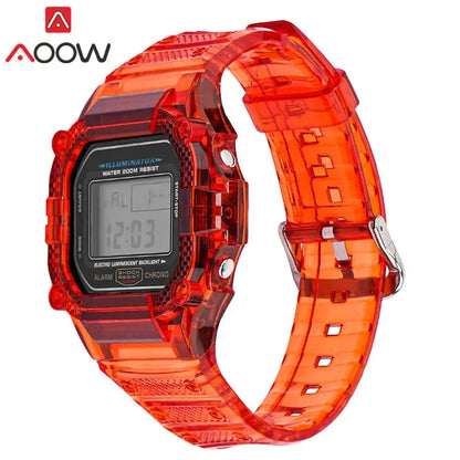 Transparent TPU Resin Watch Band and Bezel Kit for Casio G-SHOCK DW-5600 GW-M5610 GLS-5600 - Protective Replacement Strap and Case Set