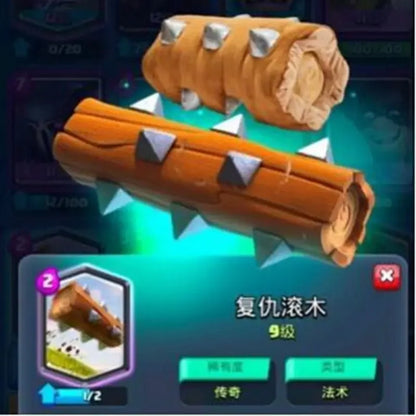 35cm Clash Royale Plush Toy — Log & Baby Dragon Soft Stuffed Cartoon Doll Gift