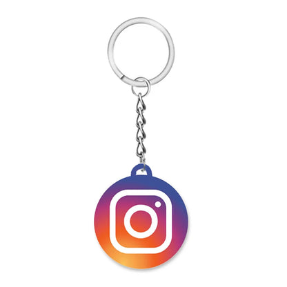 Instagram NFC Epoxy Key Tag – 13.56MHz RFID Proximity Keychain to Increase Followers