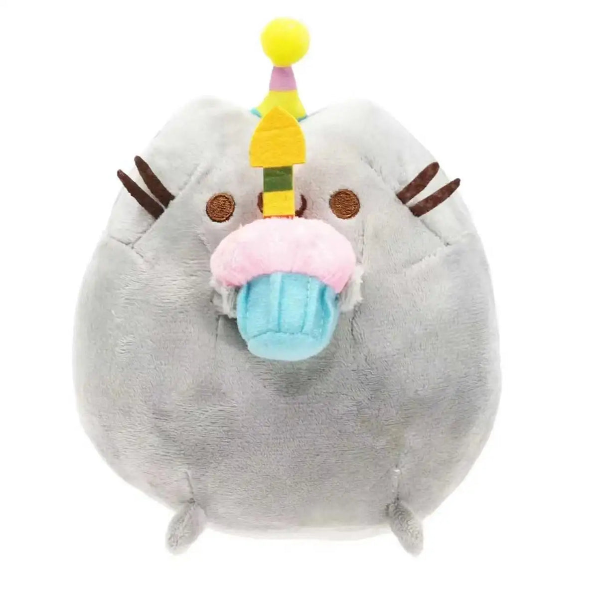2026 Cute Simulated Cat Plush Doll - Soft Anime-Inspired Stuffed Toy for Tabletop, Bedroom, and Home Decor