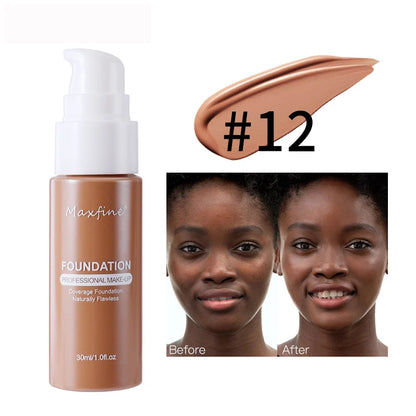 Waterproof Liquid Foundation – Sweat-Resistant Makeup with Effective Concealer Coverage