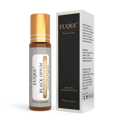 EUQEE 10ml Women's Roller Fragrance Oil - Coconut, Vanilla & Floral Aroma Scent Oil