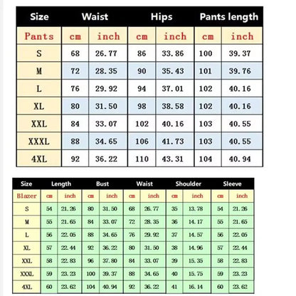 Women's Two Piece Pants Suit Set - Double Breasted Elegant Blazer & Professional Office Business Outfit