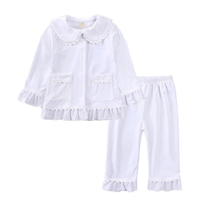 2025 Kids Christmas Pajama Set – Velvet Long Sleeve Loungewear & Sleepwear for Boys & Girls