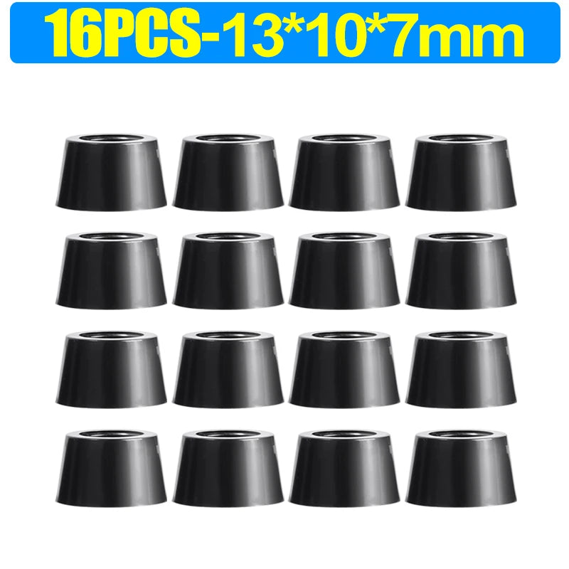 8/80pcs Rubber Furniture Pads - Non-Slip Floor Protectors & Chair Leg Bumper Gaskets for Tables and Cutting Boards
