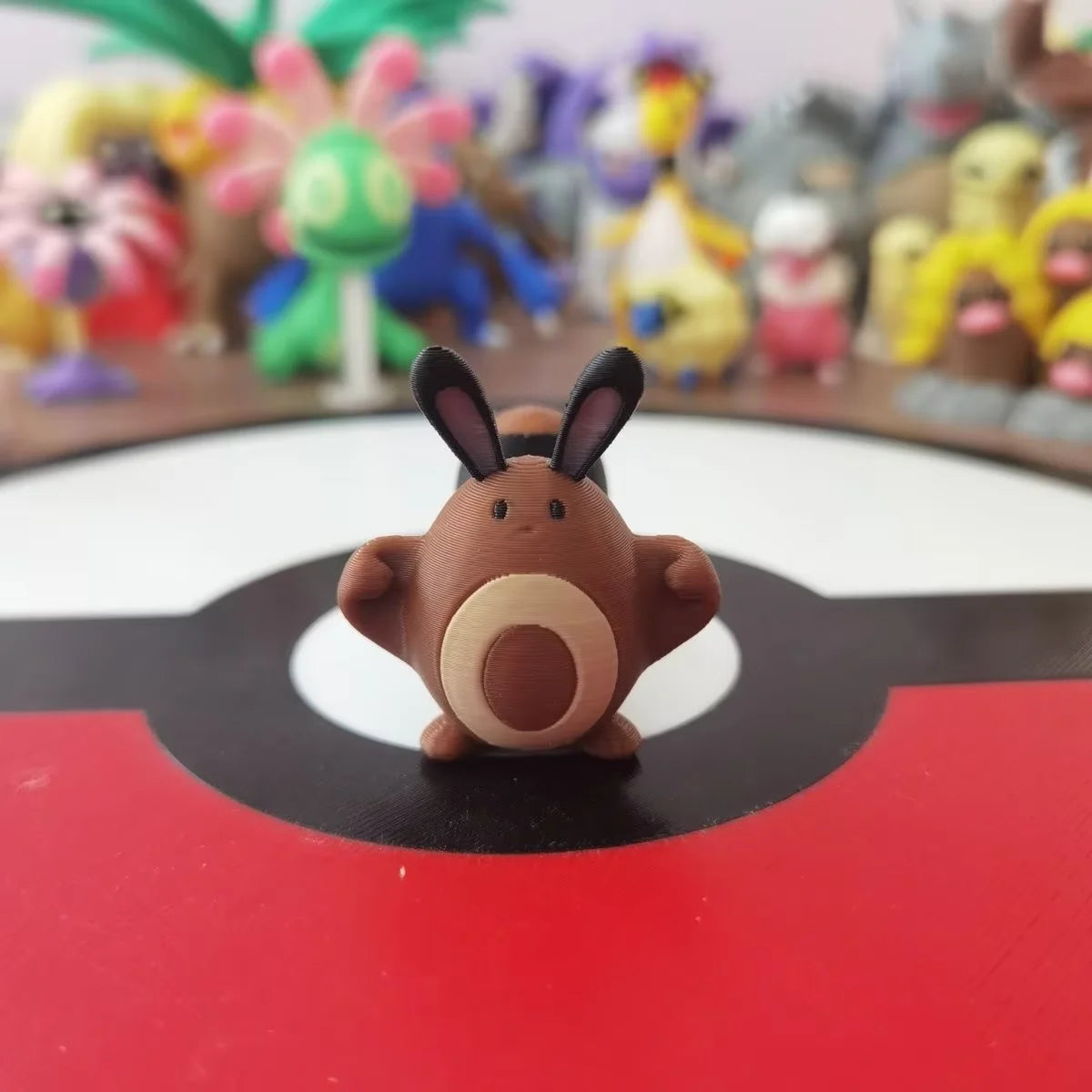 Pokemon Collectible Figures - 1:20 DIY 3D Printed Kawaii Cartoon Character Models & Kids Christmas Gift Toys