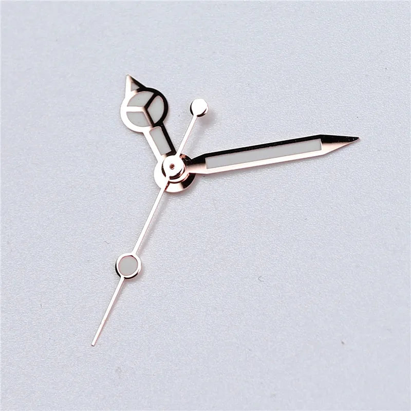 High-Quality Watch Hands – Polished Silver 12.5×12×8mm, C3 & BGW9 Green/Blue Luminous for NH35, NH36, NH34 Movements