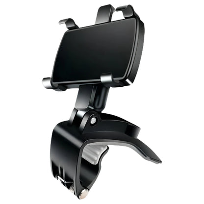Car Dashboard Phone Holder – 360° Rotating Auto Grip Bracket, Foldable Rearview Mirror Navigation Mount