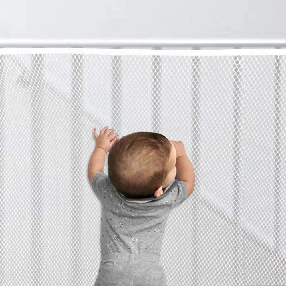 Child Safety Net for Stairs and Balconies - Durable, Multipurpose Fine Mesh Guard for Bannister and Deck Protection