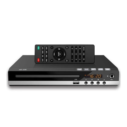 DVD Player VCD CD Multimedia Machine – HDMI-Compatible with AV Output, Remote Control & AV Cable
