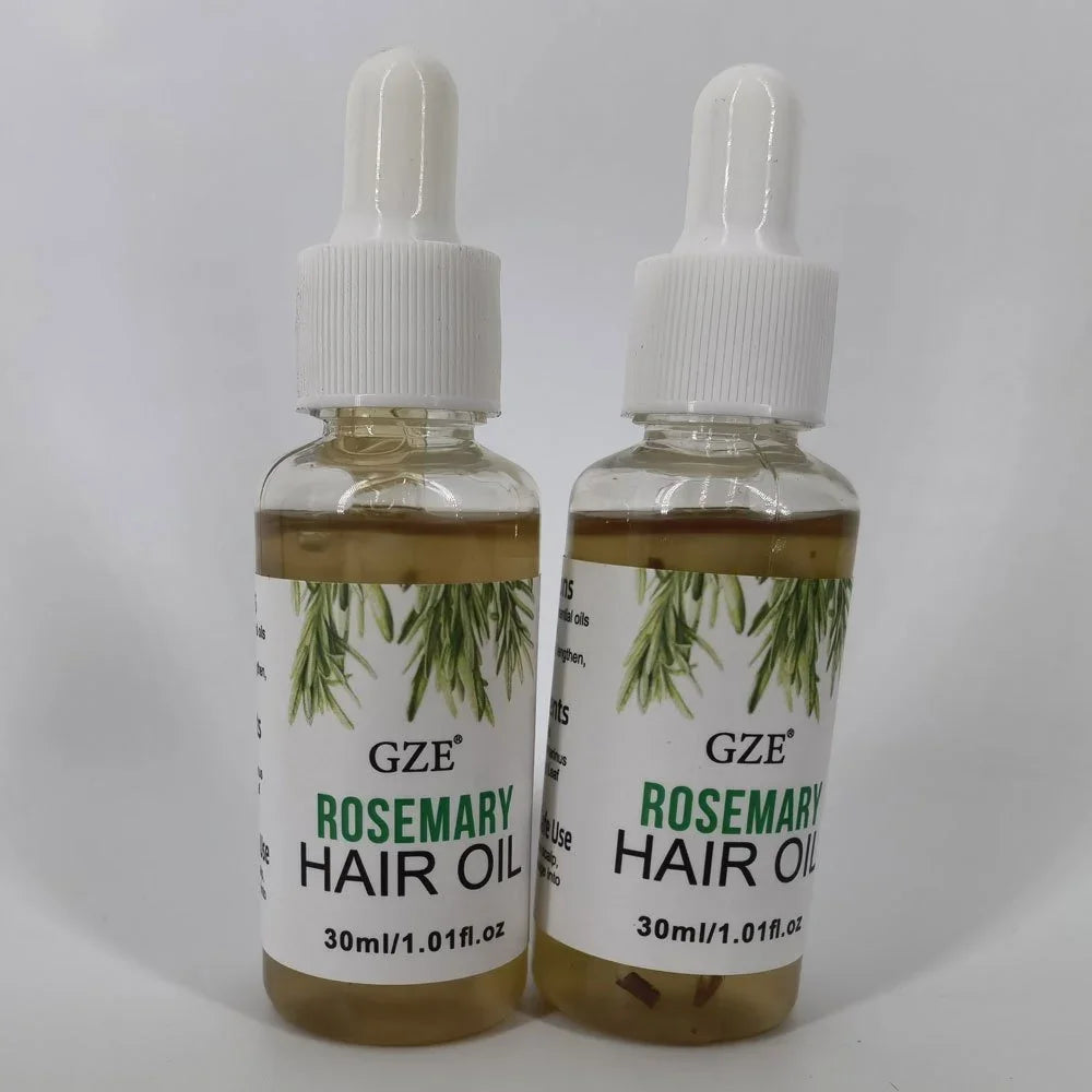 Rosemary Hair & Scalp Oil - Strengthening Treatment for Straight, Wavy & Chemically Treated Hair
