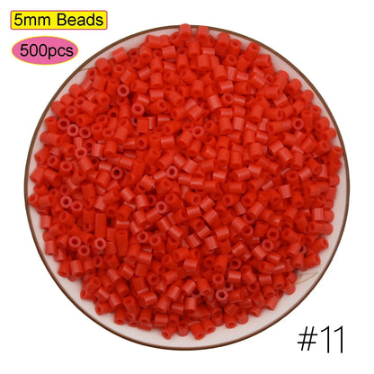 5mm Fuse Beads for Kids – Animal & Creative DIY Perler Hama Beads, Educational Pixel Puzzle, Iron Pegboard Mosaic Pattern Toy