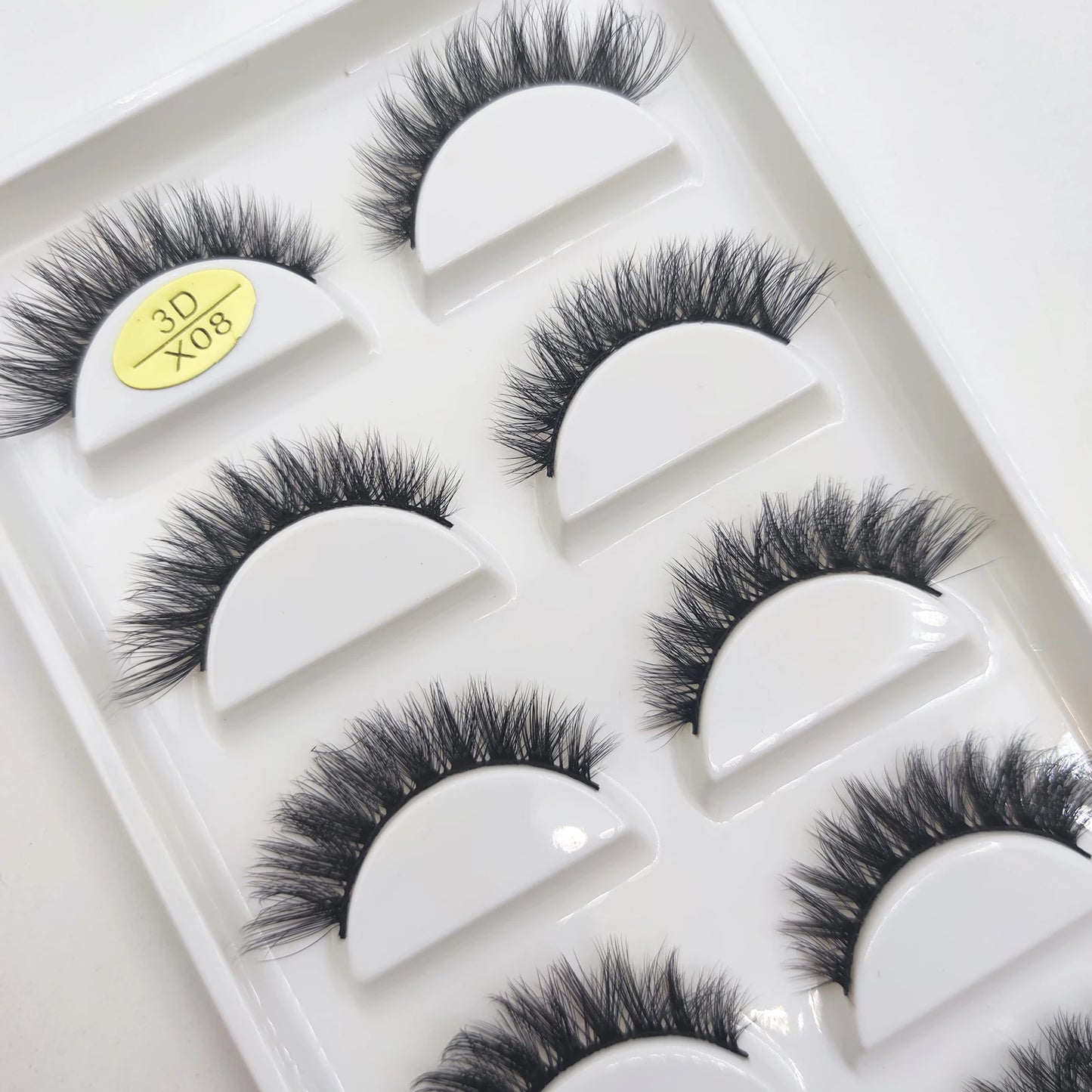 38 Styles 5 Pairs 3D Mink False Eyelashes – Natural Fake Lashes Makeup Beauty Tools
