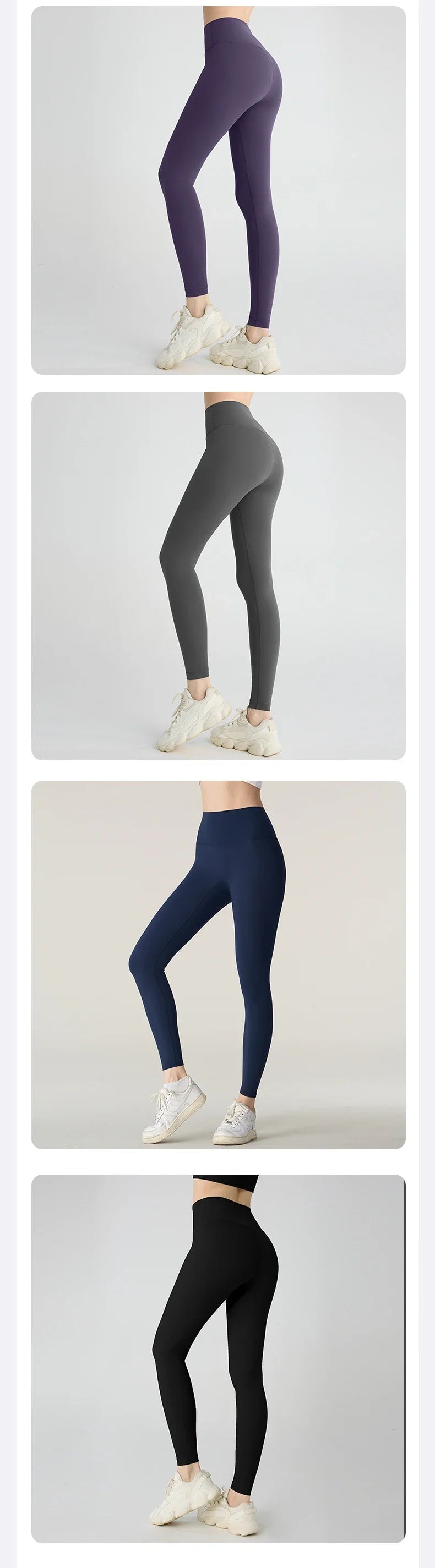Naked Feeling Yoga Leggings for Women – High-Waisted Hip Lifting Fitness, Running & Cycling Pants