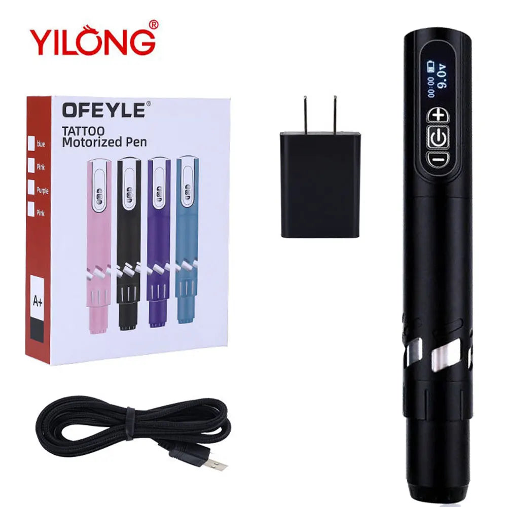2PC Wireless Tattoo Pen Set — Professional Battery-Powered Tattoo Machine for Artists & Beginners
