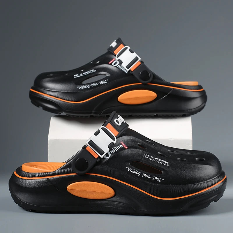 Men’s Classic Summer EVA Clogs – Breathable Anti-Slip Beach & Garden Slide Sandals