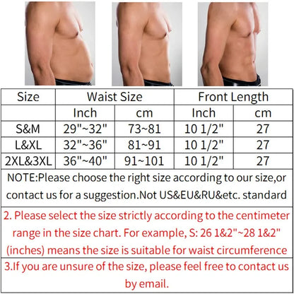 Men’s Abdomen Reducer Sauna Body Shaper — Sweat Trimmer Belt Waist Trainer Corset for Belly Slimming & Fitness