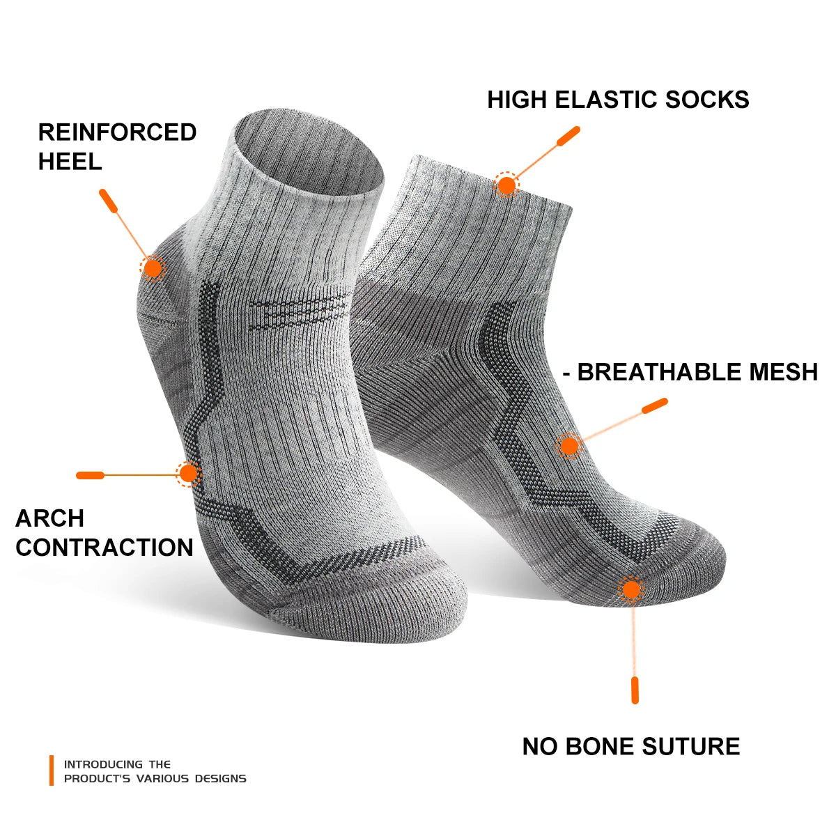 WRELS Merino Wool Thermal Socks – Winter Warm Compression Socks for Skiing, Hiking, Snowboarding & Climbing, Thick Merino Wool Sports Socks