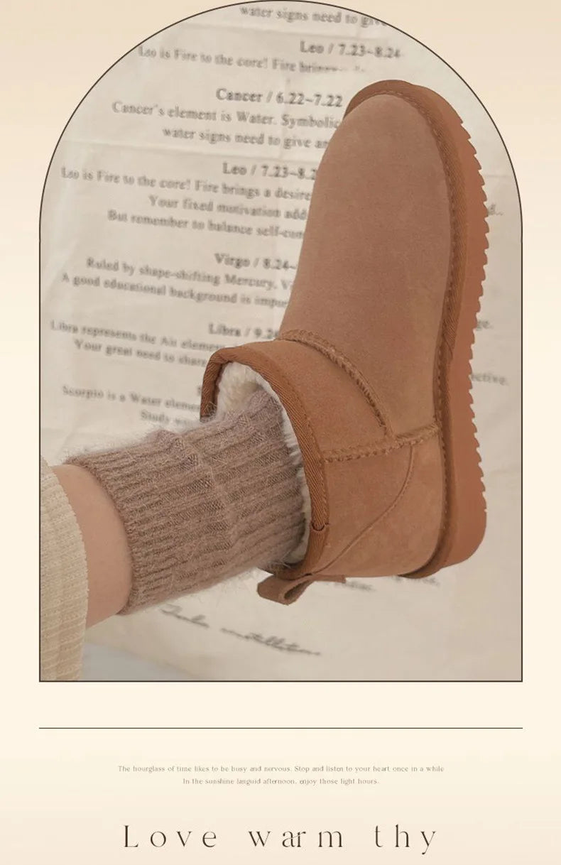 Winter Cashmere Wool Socks for Women – Warm Thicken Thermal Long Socks, Japanese Harajuku Style