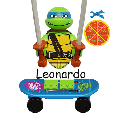 Ninja Turtles Building Block Action Figures – Leonardo, Raphael, Michelangelo, Donatello, Shredder & Splinter Cartoon Movie Toy Set