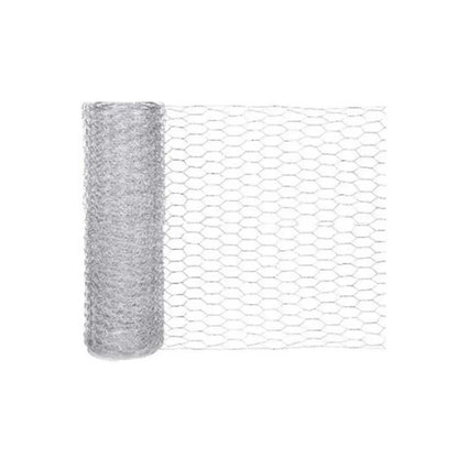 Galvanized Hexagonal Wire Mesh - DIY Chicken & Rabbit Cage Fencing, Craft and Wedding Decoration Mesh