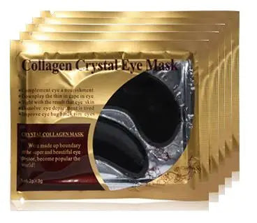 Gold Collagen Crystal Eye Masks - 20-Piece 10-Pair Firming & Moisturizing Under-Eye Patches