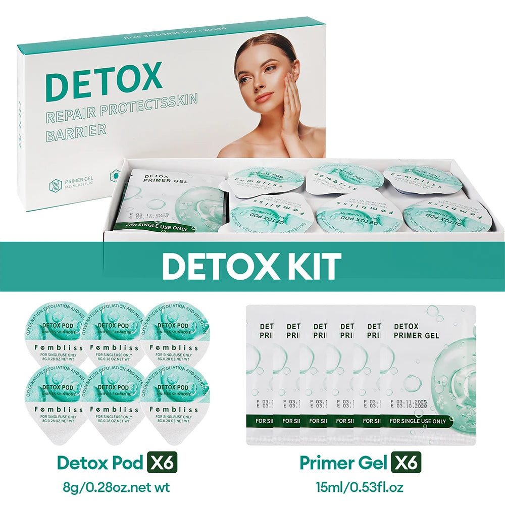 CO2 Bubble Facial Pod Kit - CO2 Capsule Gel & Serum Pods for Aqua Facial Bubble Pen, Deep Cleansing, Hydrating & Spa Skin Care