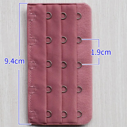2PCS/4PCS Strap Extender Set – 3-Hook, 5-Row Adjustable Candy Color Bra Extenders for Women