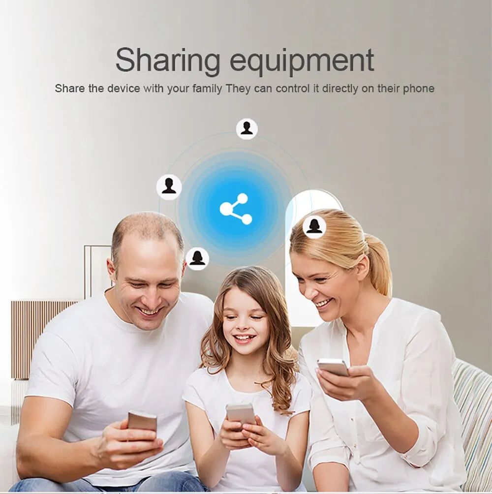 Tuya WiFi Smart Home Switch - US/EU Glass Touch Panel, Voice & Wireless Remote Control Compatible with Alexa & Google Home
