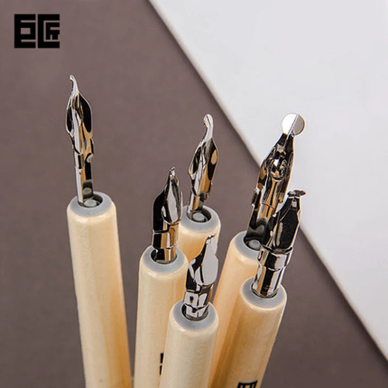Premium Dip Pen Nib Set - Comic & Manga Line Drawing Pen Tips with Holder for Cartoon Art & Design