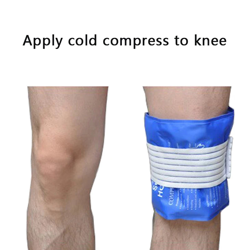 Ankle Brace Ice Pack Wrap – Reusable Hot & Cold Gel Therapy for Injuries, Sprains & Pain Relief