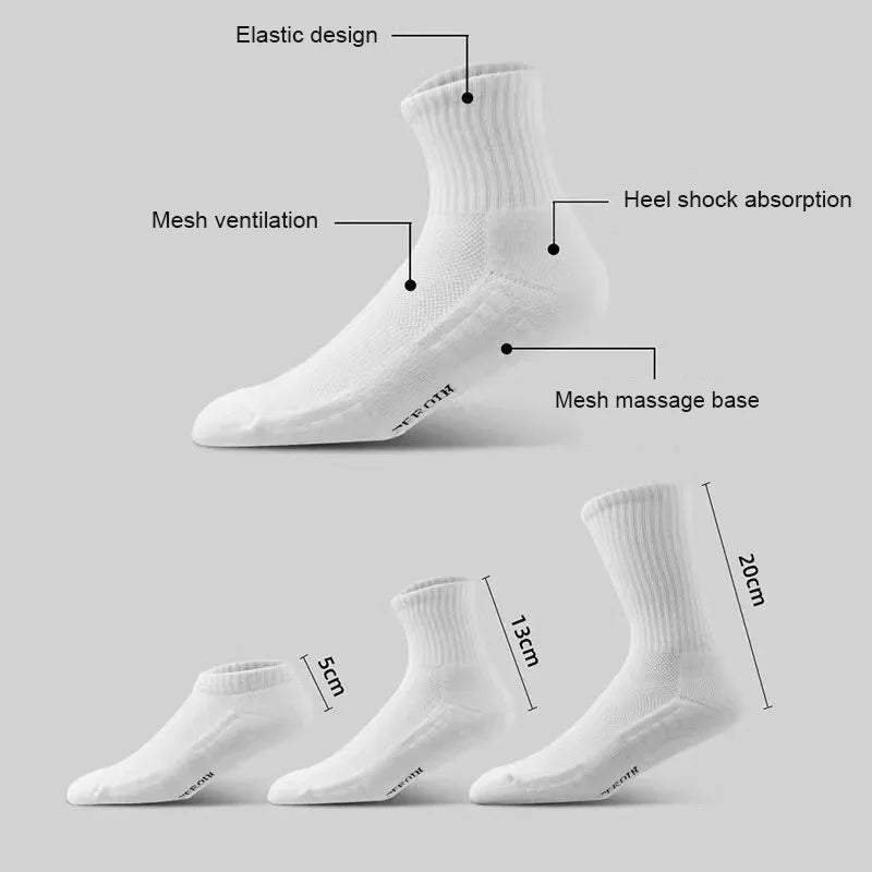 Men’s Winter Cotton Socks – Deodorant, Thickened Towel Bottom with Velvet, Mid-Tube Sports & Basketball Socks