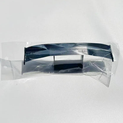 Black Mini Tail Fins Spoiler - Universal Car Exterior Racing Style Decorative Wing Accessories