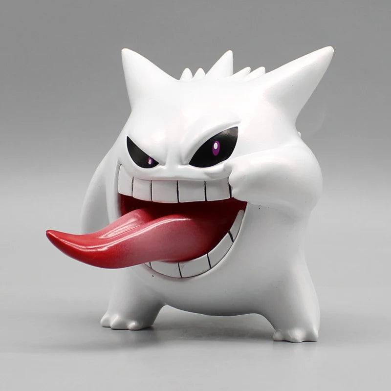 Pokemon Gengar Action Figure - Sticking Tongue Out Anime Collectible Statue, Different Colors, Kawaii Model Kids Toy & Gift