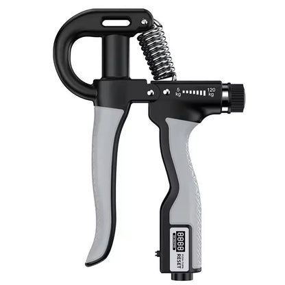 Adjustable Hand Grip Strengthener - 5-120kg Steel Spring Finger Expander Wrist & Forearm Trainer for Fitness Exercise