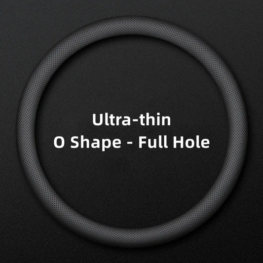 Ultra-Thin Universal Car Steering Wheel Cover — 37-38cm Breathable Wrap Accessory