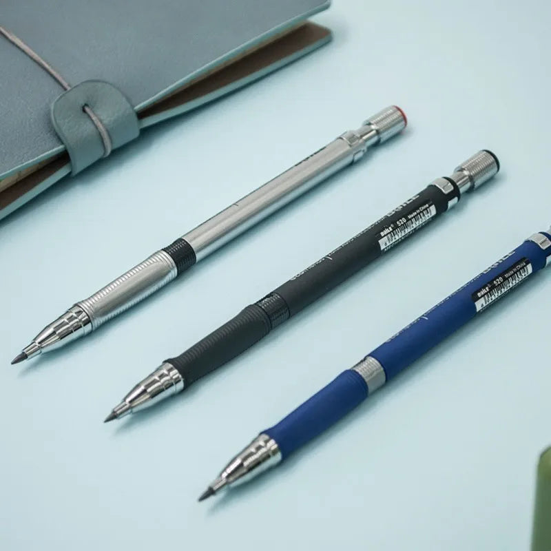 2.0mm Mechanical Pencil Set with 2B Black & Color Lead Refills – Automatic Pencil for Sketching, Drawing & Writing