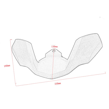 Front Beak Fairing Extension for BMW R1250GS R1200GS LC R 1200 GS R 1250 GS 2018-2023 2021 2022, Motorcycle Wheel Extender Cover