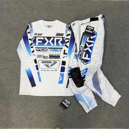 FXR 2025 PODIUM/CLUTCH PRO Gear Set – Dirt Bike Motocross Jersey & Pants Combo for Off-Road Riding