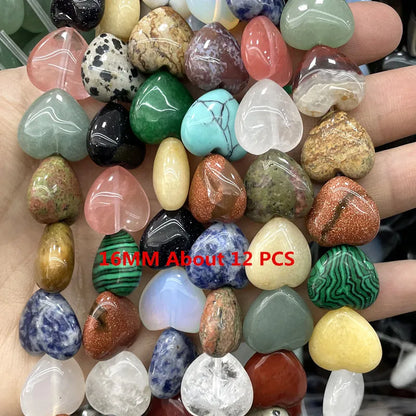 Natural Gemstone Beads - Agate Quartz Turquoise Faceted Rondelle Spacer Beads for DIY Jewelry Making & Bracelets