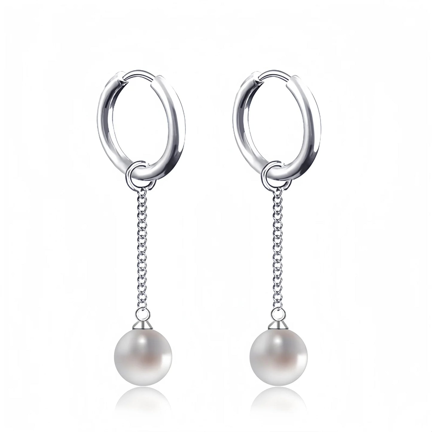 Long Hanging Cross & Leaf Hoop Earrings – Vintage Stainless Steel Hip Hop Unisex Jewelry Accessories