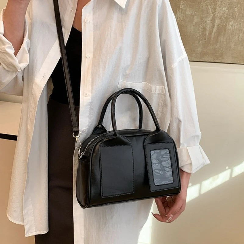 2025 Y2K Harajuku Shoulder Bag - Style Transparent Ita Crossbody Handbag for Women Japanese Fashion Trend Purse