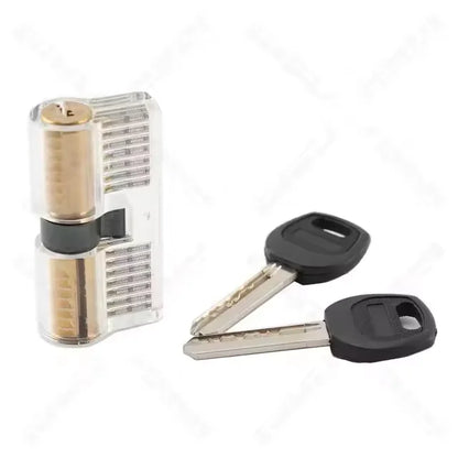 Transparent Practice Lock - Visible Training Padlock for Beginner Locksmith Skills