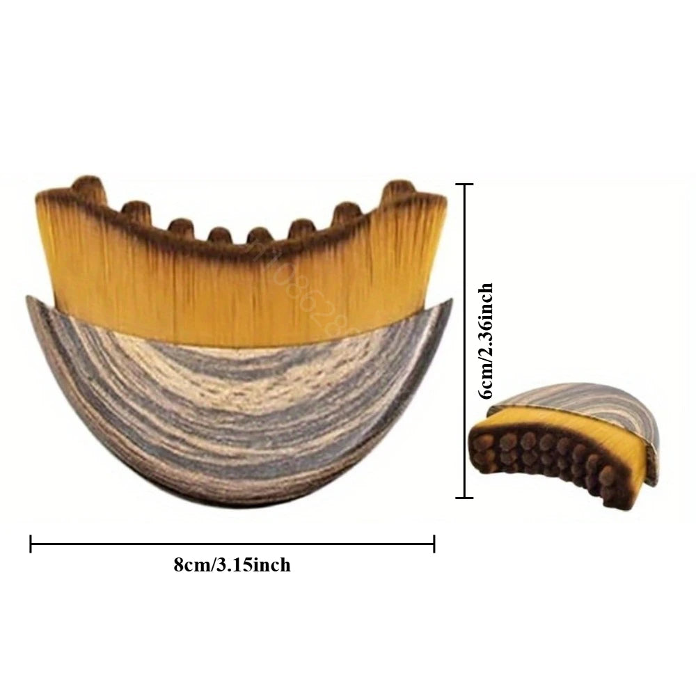 Lymphatic Contour Face Brush – Dry Brushing Massager for Chin, Jawline & Skin Sculpting