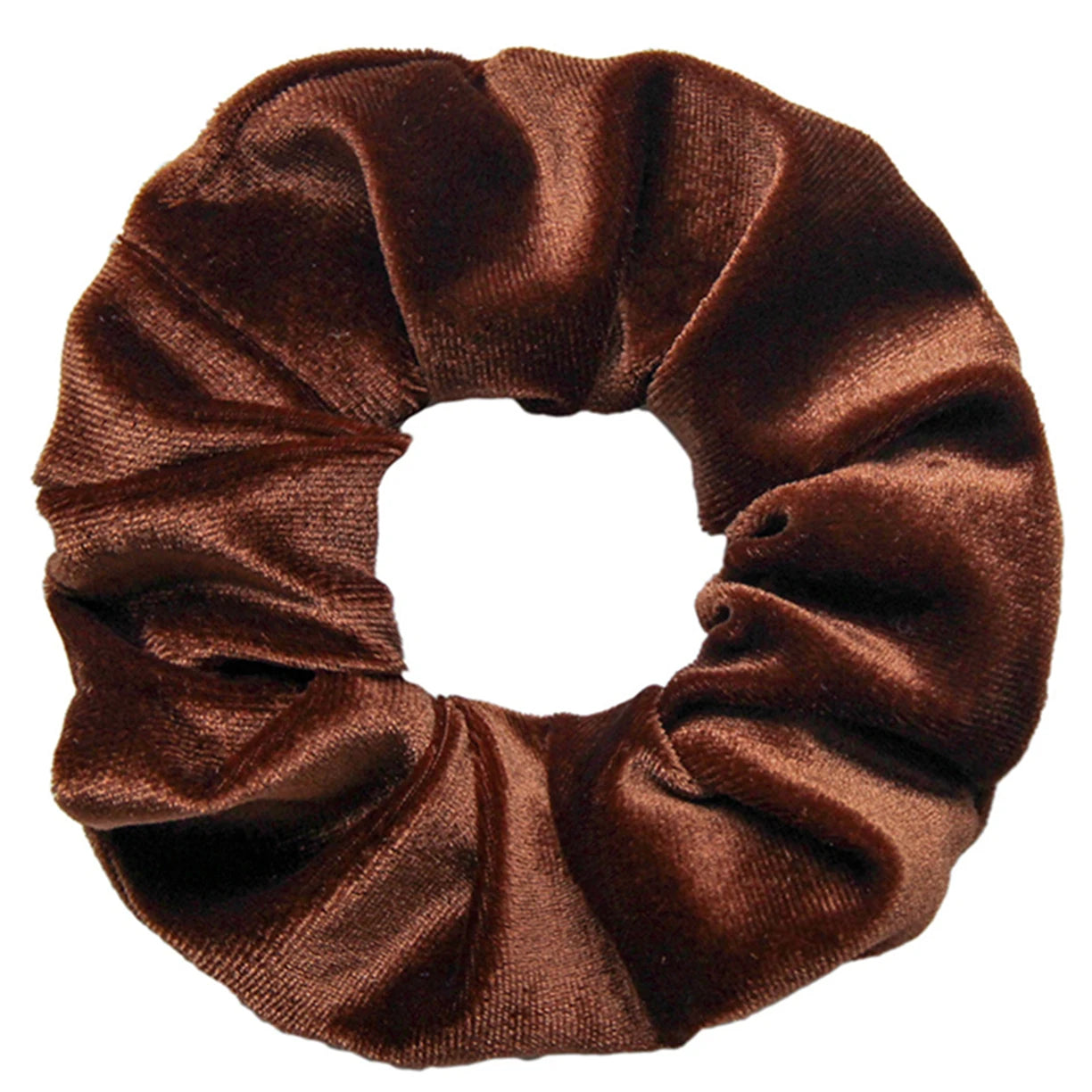 10/6/1Pcs Velvet Hair Scrunchies Set for Women – Solid Color Elastic Ponytail Hair Bands & Headband Accessories (Black Pack)