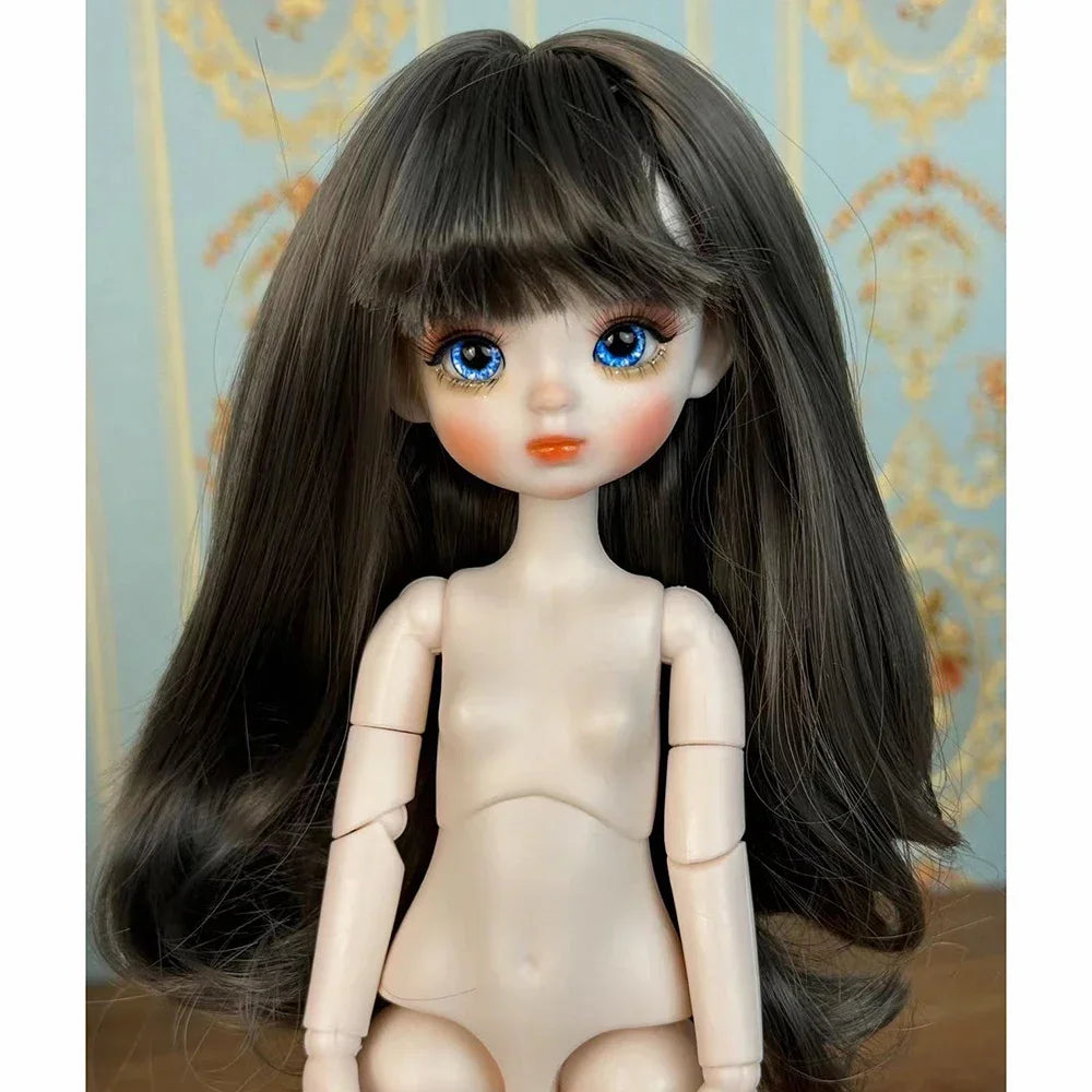 Sweet Doll 1/6 BJD Handmade 30cm Princess Doll – Makeup Doll for Girls Birthday Gift