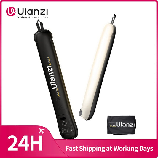 Ulanzi UA12 Portable Air Tube Light - 12W Bi-Color Magnetic Fill Light, 2700K-6500K for Indoor & Outdoor Photography