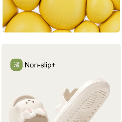 Pillow Rabbit Slippers for Women & Men – Comfy House Slides & Shower Sandals with Cushioned Thick Sole