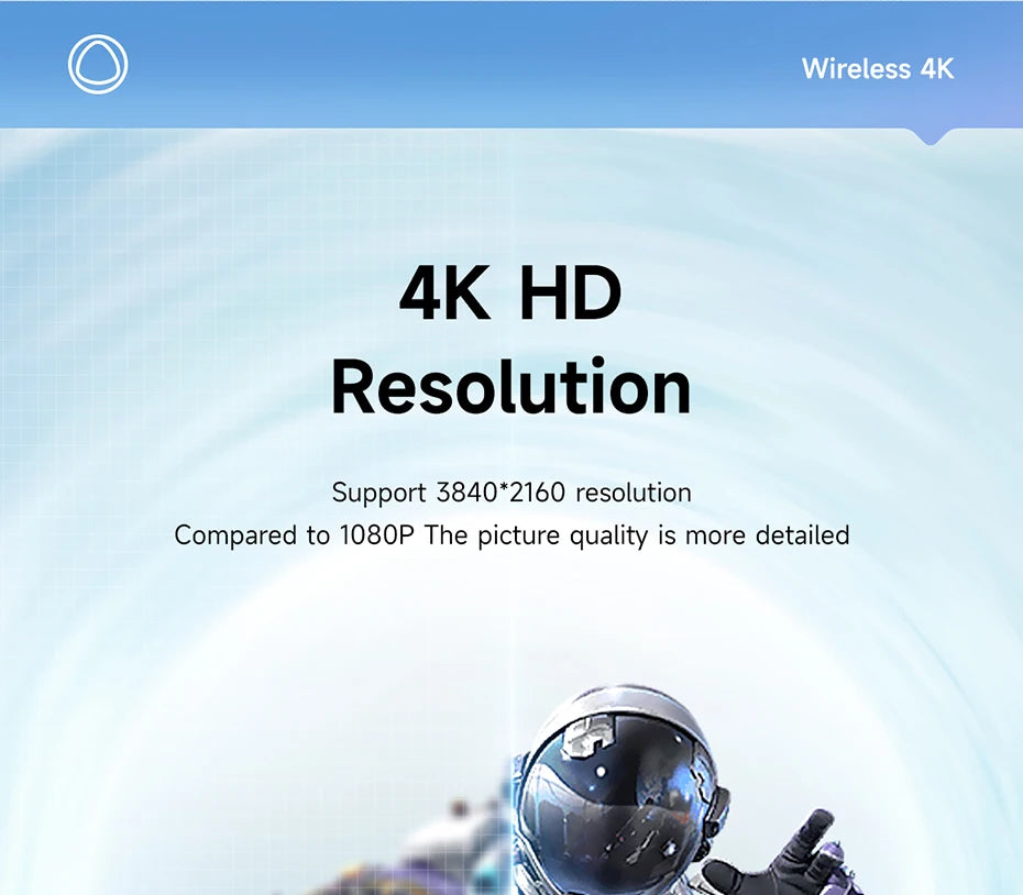 Hagibis 4K HDMI Wireless Transmitter and Receiver Kit – HDMI Extender for Monitor, Projector, HDTV, PC, Camera, Xbox Live